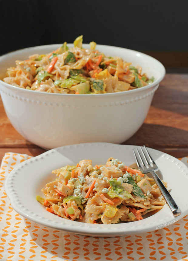 Buffalo Chicken Pasta Salad